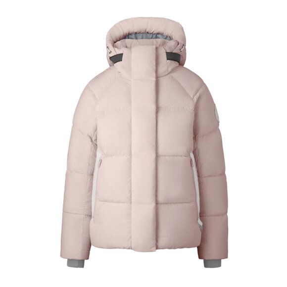 NWT Canada Goose Junction Parka Hooded Puffer Jacket Pink Lemonade Down Filled - Picture 3 of 12